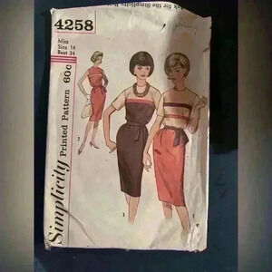 Vintage Simplicity Sewing Pattern